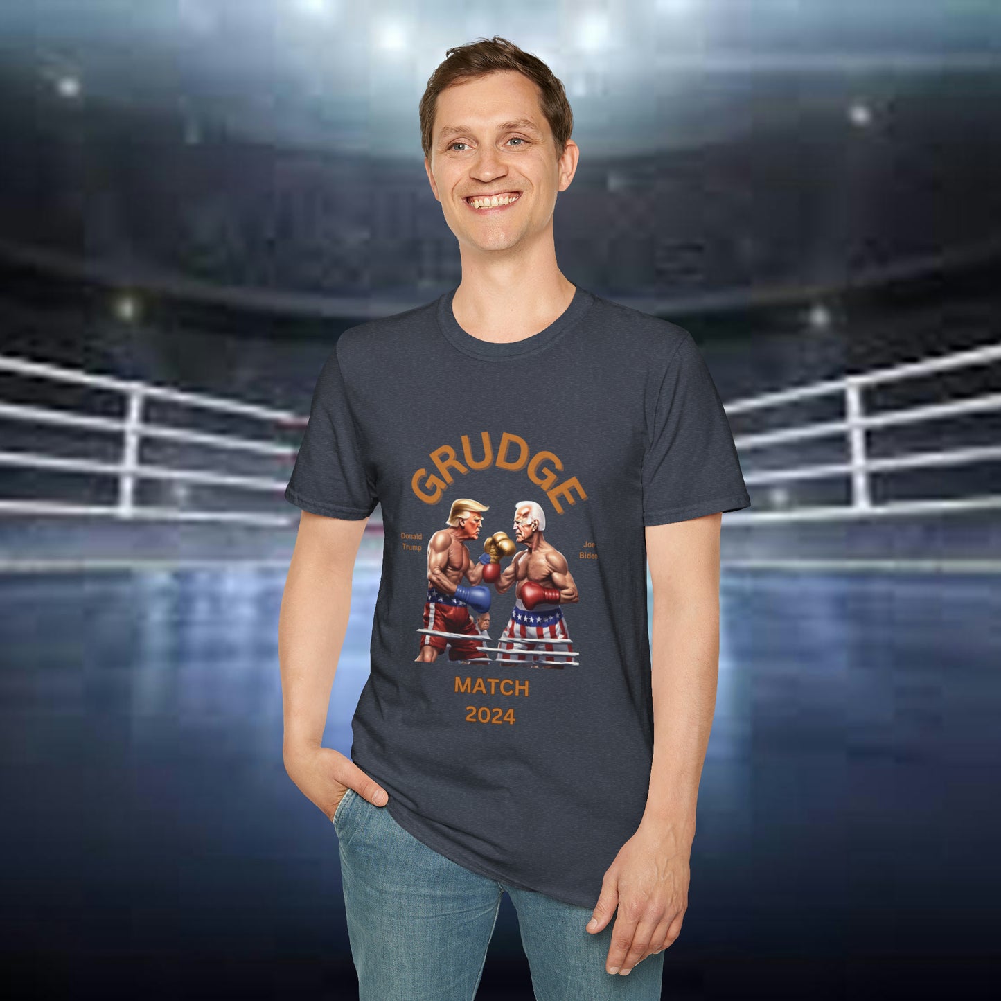 Trump | Biden Custom Grudge Match T-Shirt