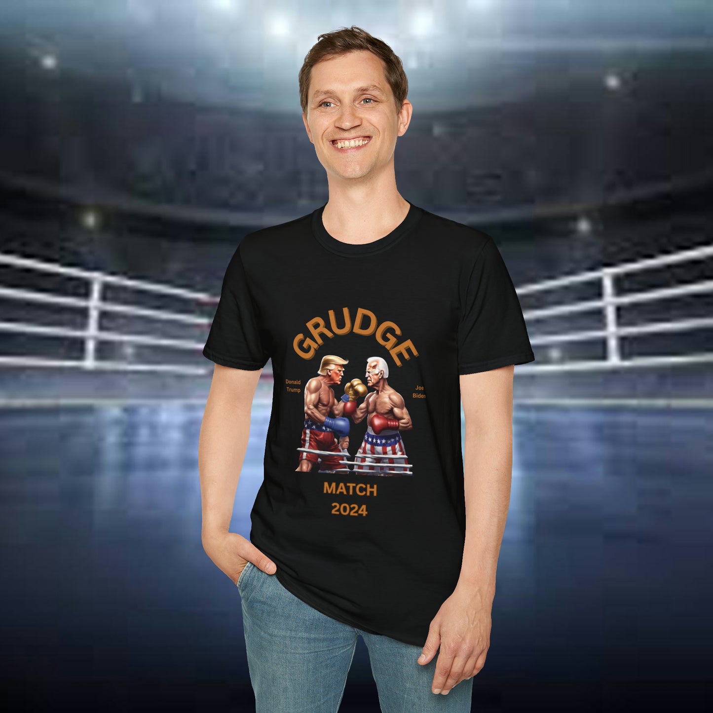 Trump | Biden Custom Grudge Match T-Shirt