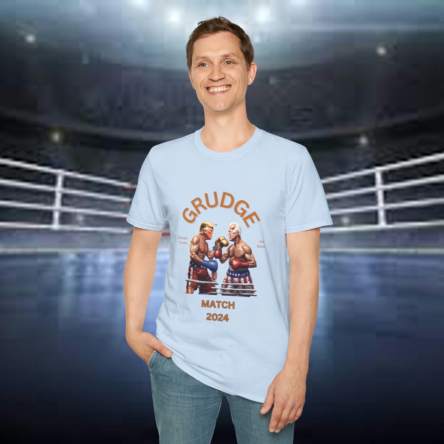 Trump | Biden Custom Grudge Match T-Shirt