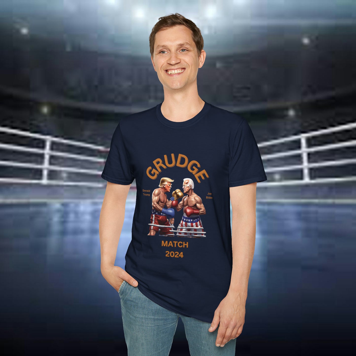 Trump | Biden Custom Grudge Match T-Shirt