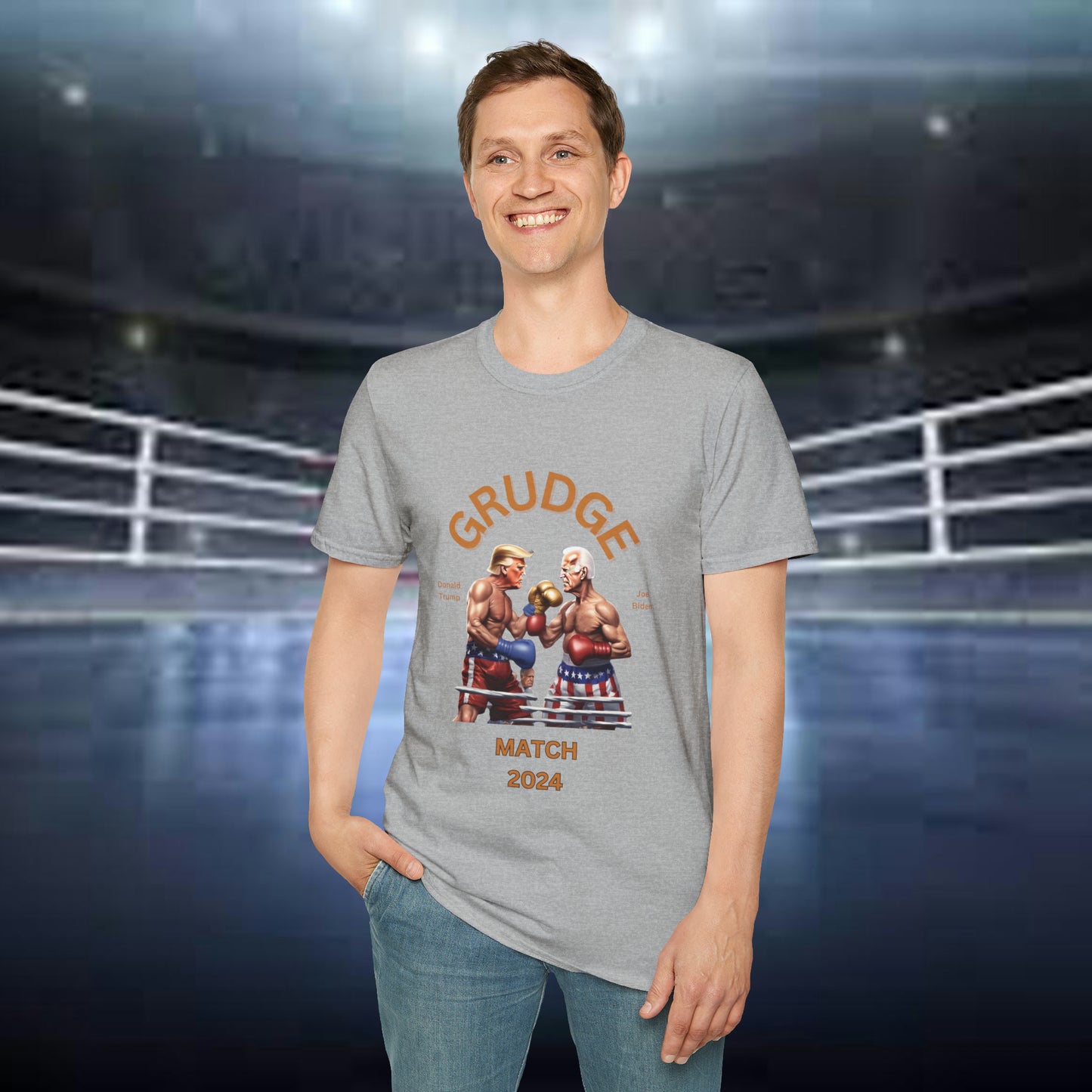 Trump | Biden Custom Grudge Match T-Shirt