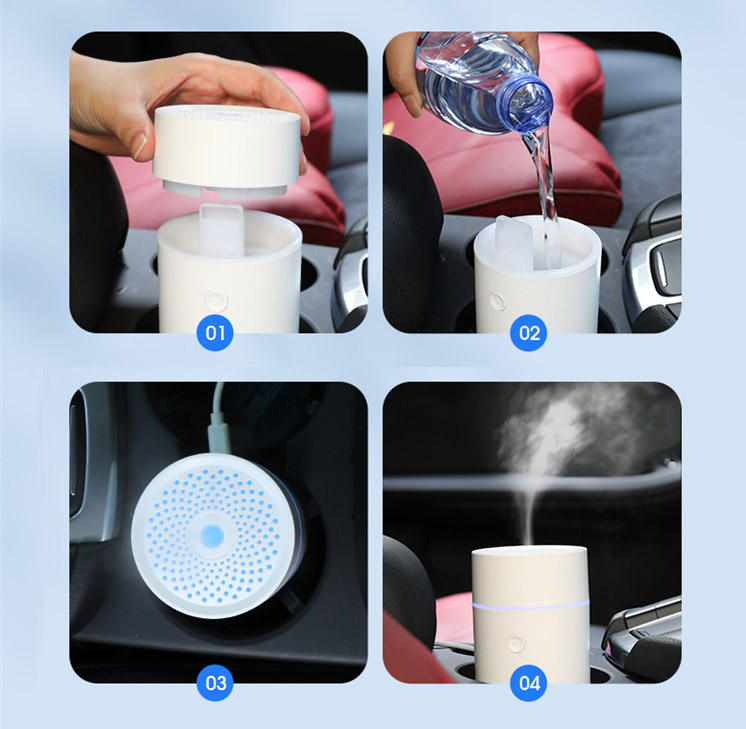 Diffuser Aroma Ultrasonic Water Mist Humidifier Lighting Oils Humidifier