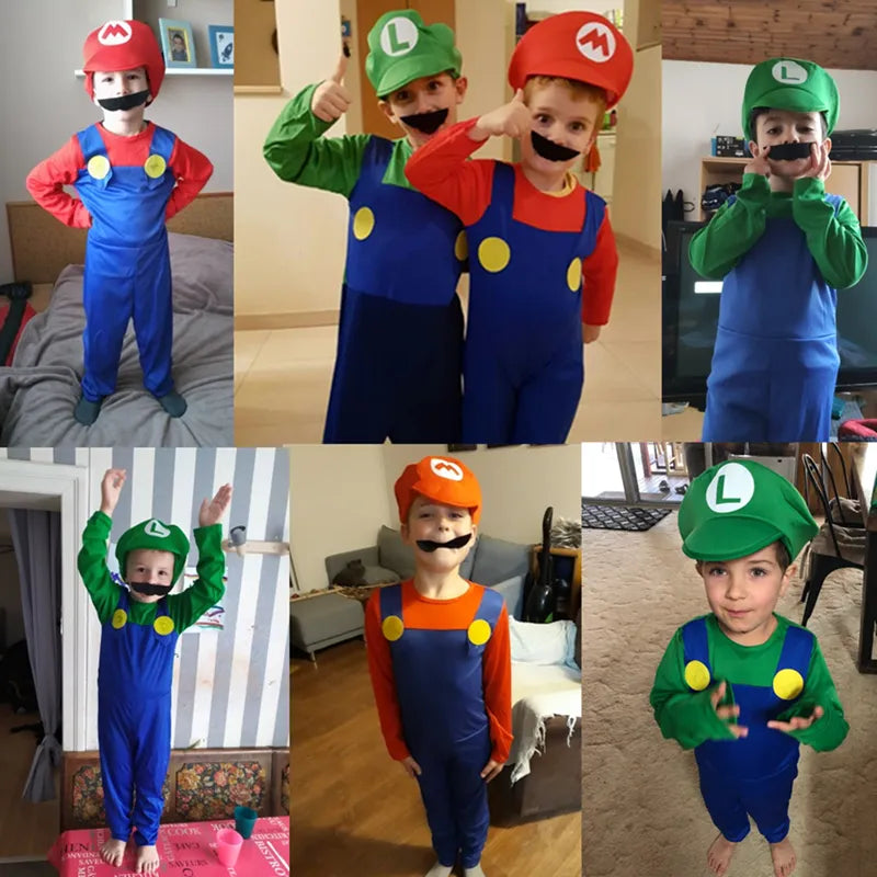 Kids Mario Bros Halloween Costumes