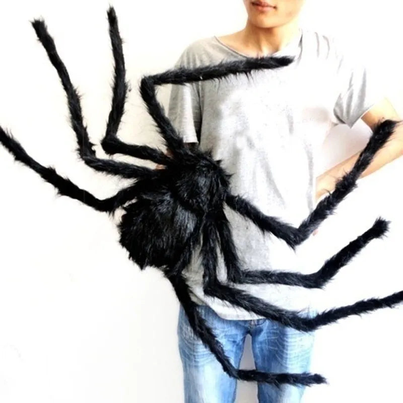 Black Spider Halloween Decor