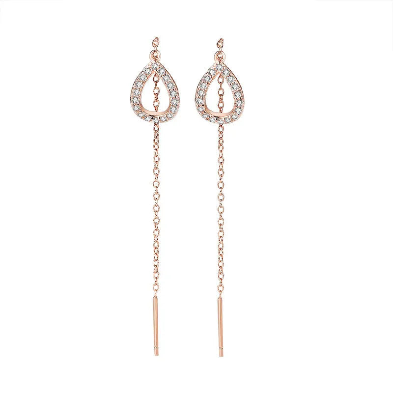 Drop Ear Line Long Hanging Earrings