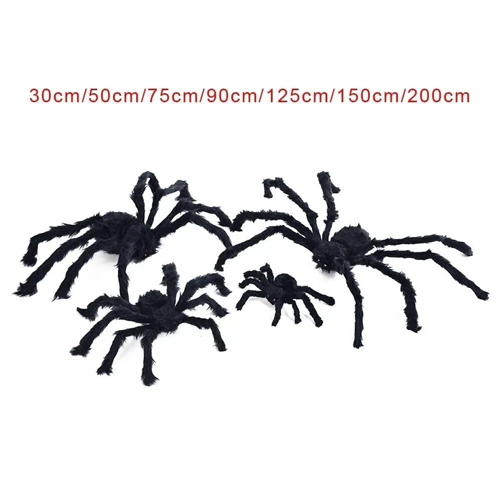 Black Spider Halloween Decor