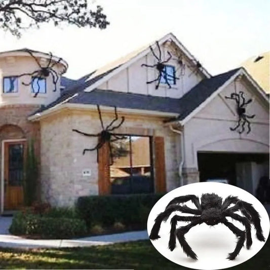 Black Spider Halloween Decor