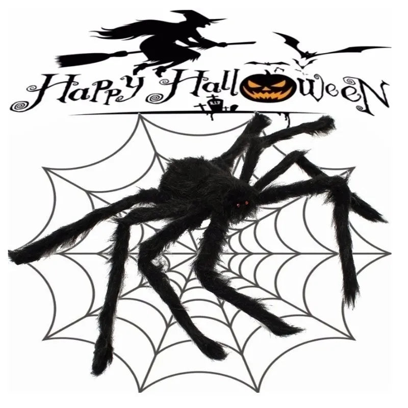 Black Spider Halloween Decor