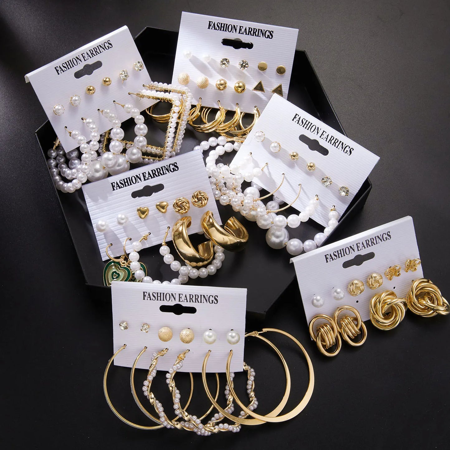 Drop Earrings Set